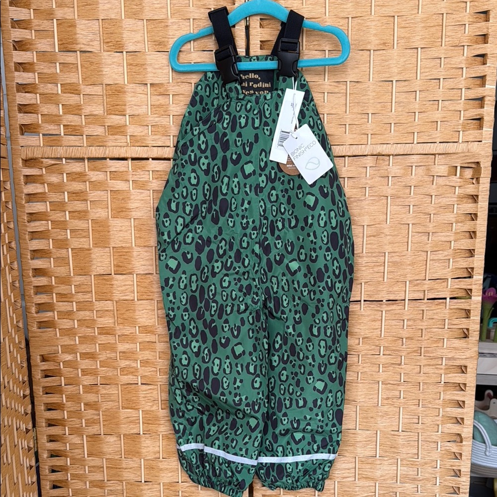 Mini Rodini Rain bibs NWT EU 92/98 size 1.5-3 years